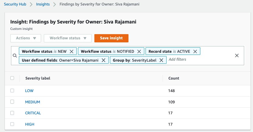 Figure 6: Custom Insight with Account metadata filters