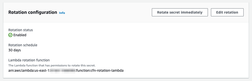 Figure 11. Secret rotation details