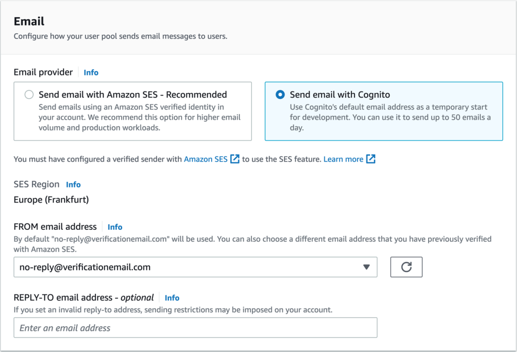 Figure 9: Configuring email