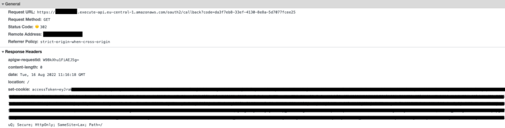 Figure 15: Callback network request