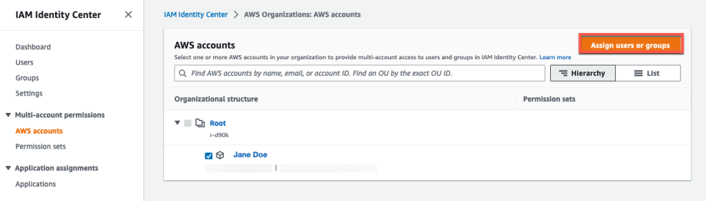 Figure 15: Account overview