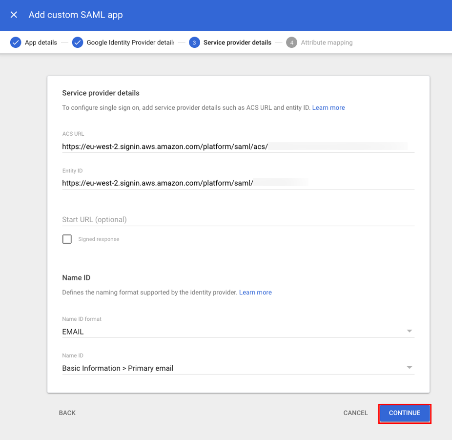 Figure 6: Add service provider details