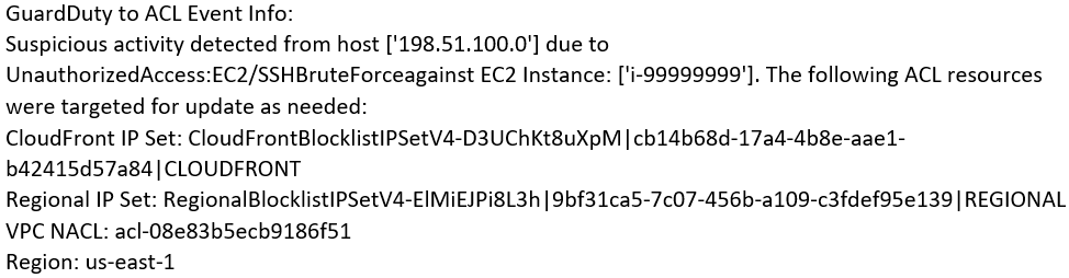 Figure 14: SNS message example