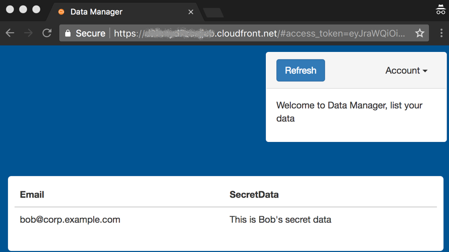 Figure 16: Retrieval of the data from DynamoDB