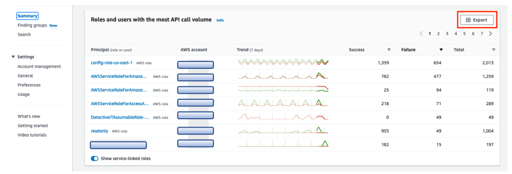 Figure 6: Detective console Summary screen