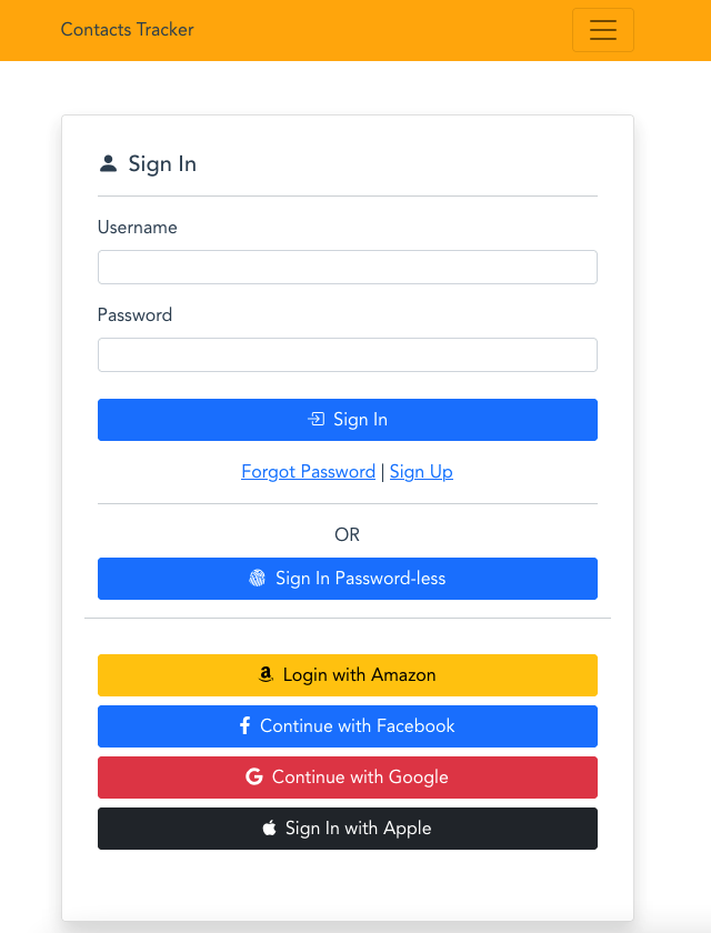 Facebook Login with Cognito using AWS Amplify