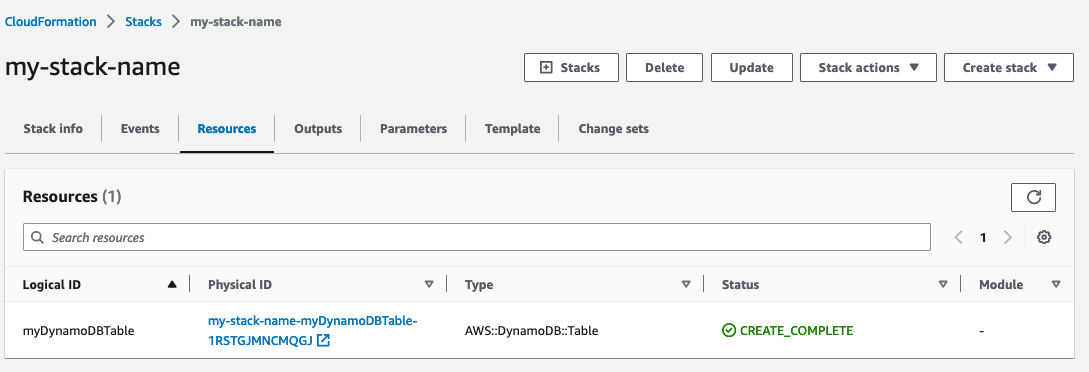 Figure 10: Verify CloudFormation stack deployment in your account