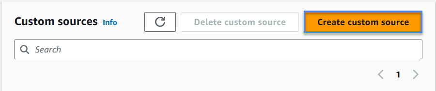 Figure 5: Create a custom source