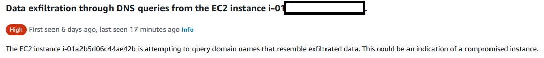 Figure 5: Incident alert message