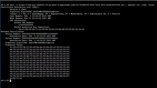 Figure 16: Public access verification