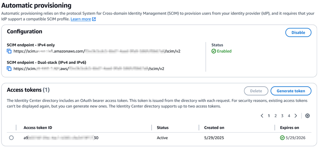 Figure 3: Dual-stack SCIM endpoint URL