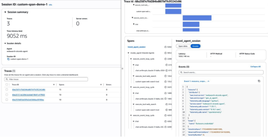 Amazon Bedrock AgentCore Observability로 프로덕션 수준의 AI 에이전트 구축하기