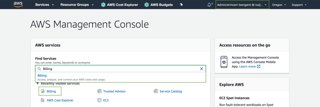 Back To Basics Getting Started With Aws Billing Console Aws Cloud