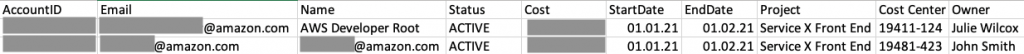 Figure 5: Sample output file