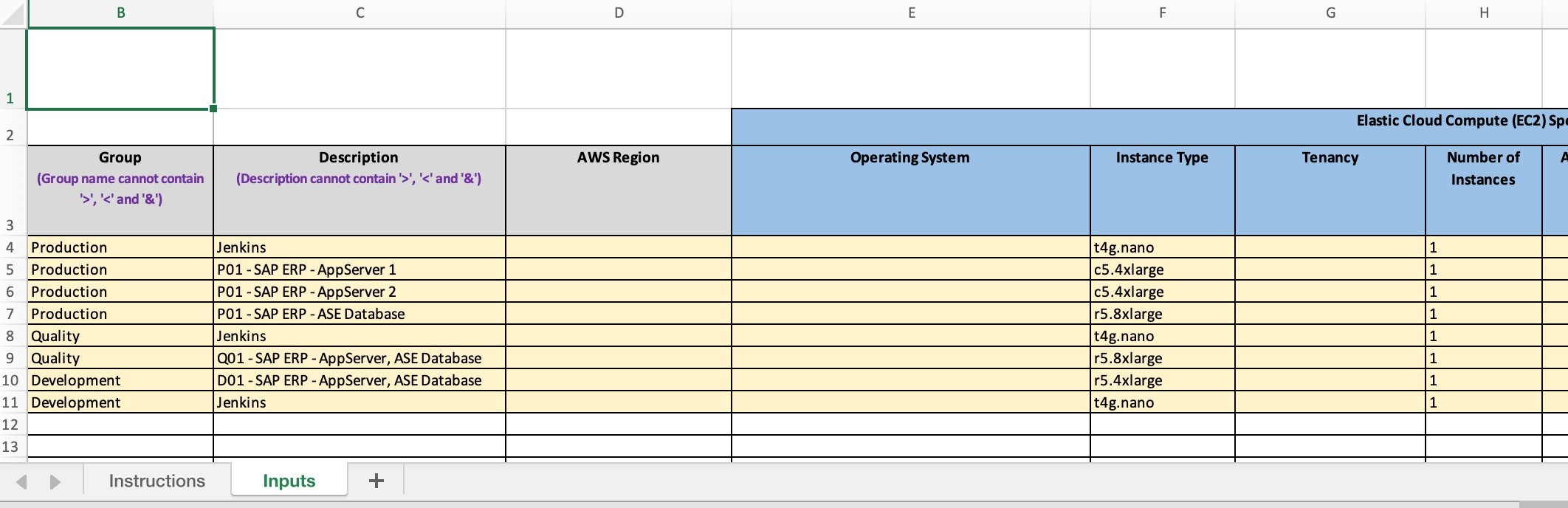 Paste your base data on the "Inputs" tab of the bulk import Excel 