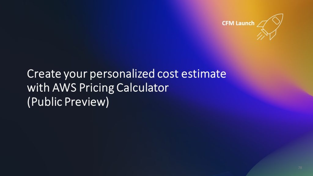 Pricing calculator public preview