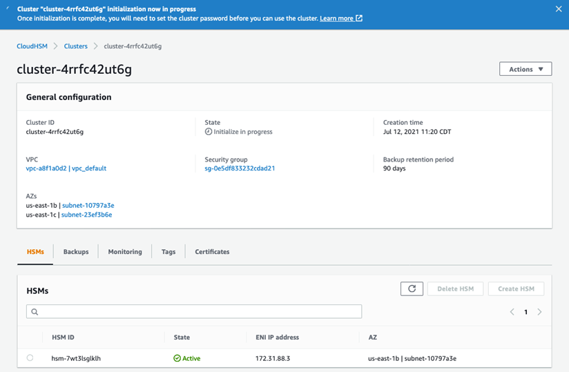 ¿Cómo habilitar un clúster de AWS CloudHSM en la nube de AWS? | Blog de ...