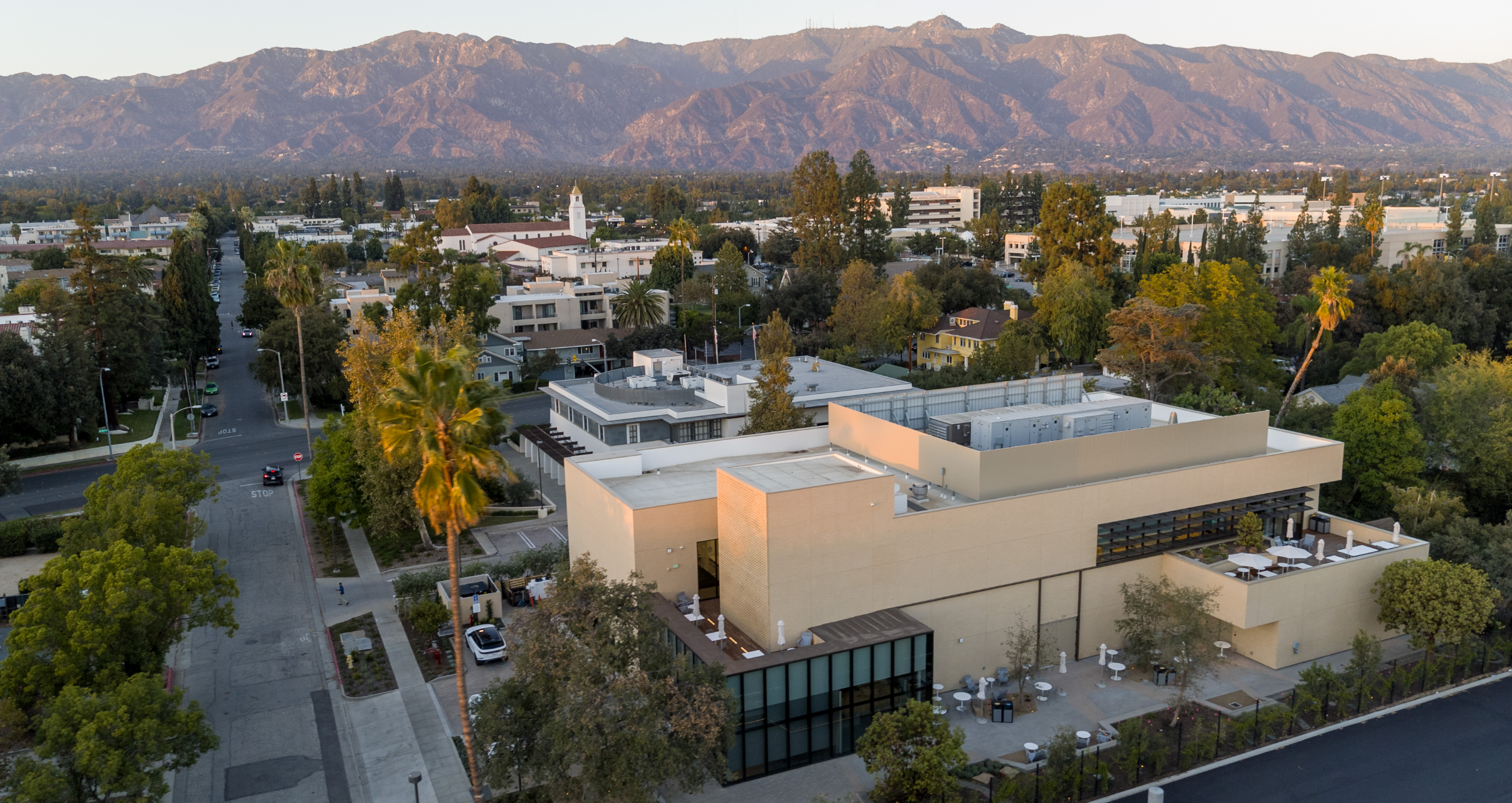 The AWS Center for Quantum Computing is located on the Caltech campus in Pasadena, CA.