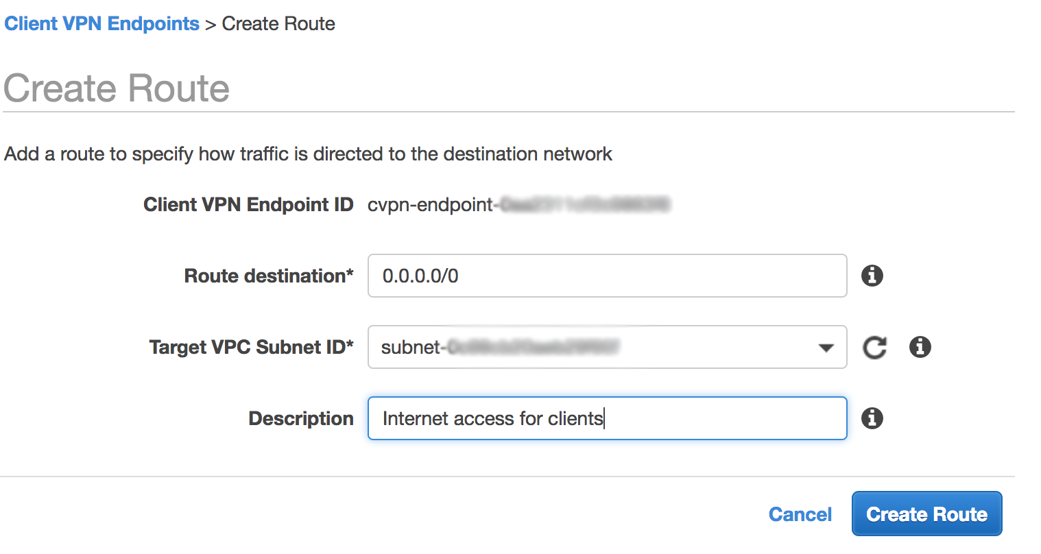 mac add route for vpn