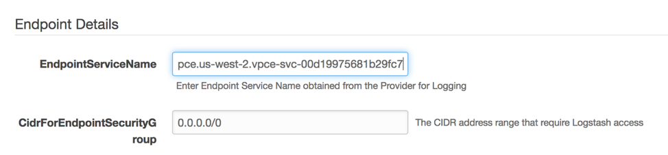 Endpoint details