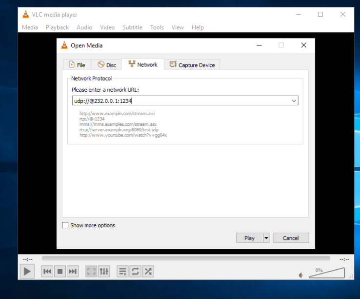 VLC Media Player Configuration