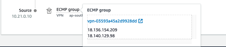 Figure 8: ECMP group details