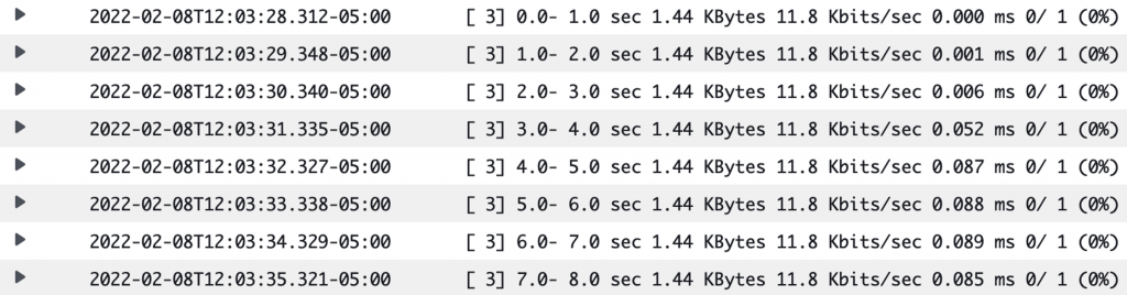 ECS Multicast - receiver task logs