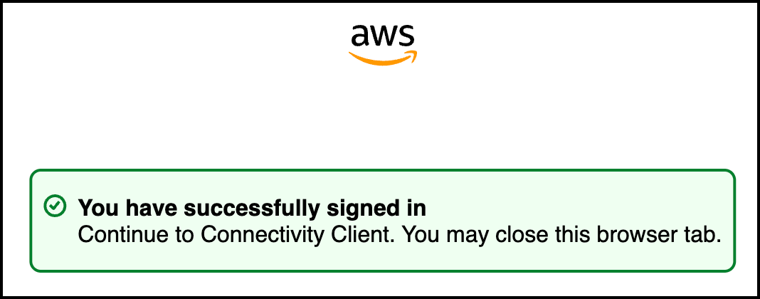 图 12: 成功登录后的 Connectivity Client