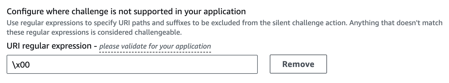 将所有请求都设置为质询的 AWS WAF Anti-DDoS 托管规则组配置