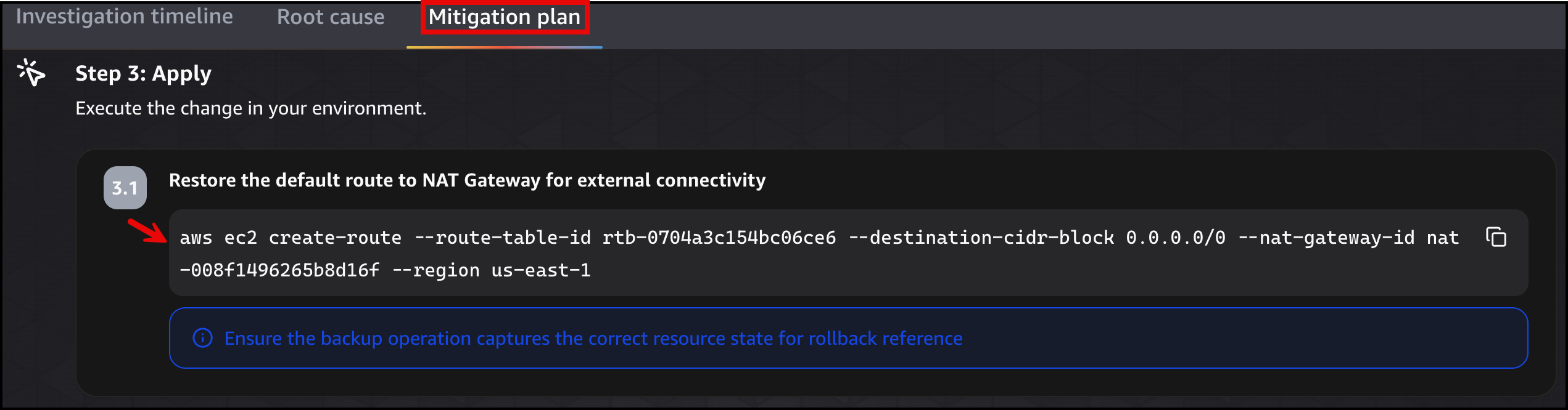 DevOps Agent 修复计划