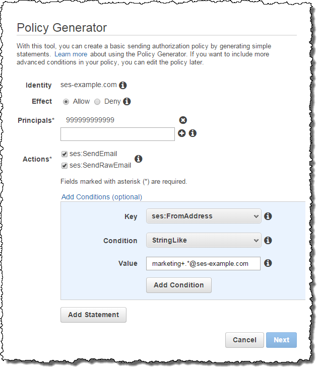 Policy generator