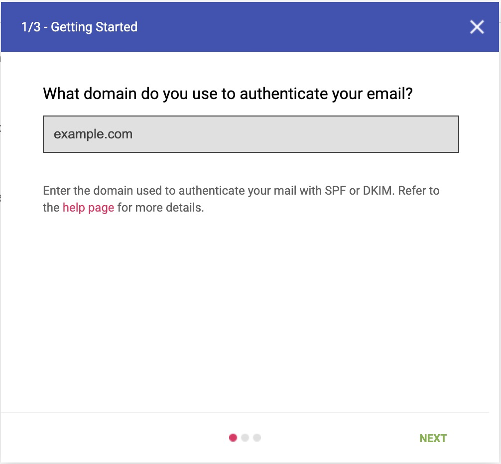 Verify a new domain with Google Postmaster Tools