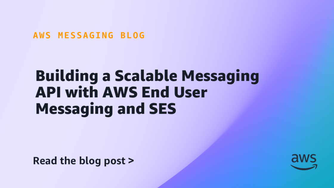 Building a Scalable Messaging API with AWS End User Messaging and SES ...