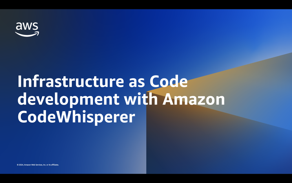 Infrastructure as Code dengan CodeWhisperer