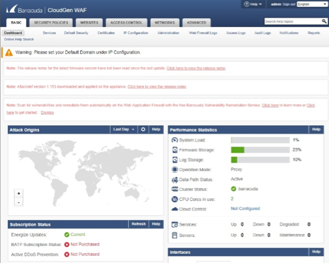 Configuring Barracuda Cloudgen Waf On Your Virtual Private Cloud Aws Marketplace