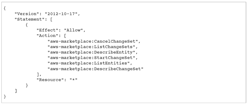 Catalog API Managed Policies