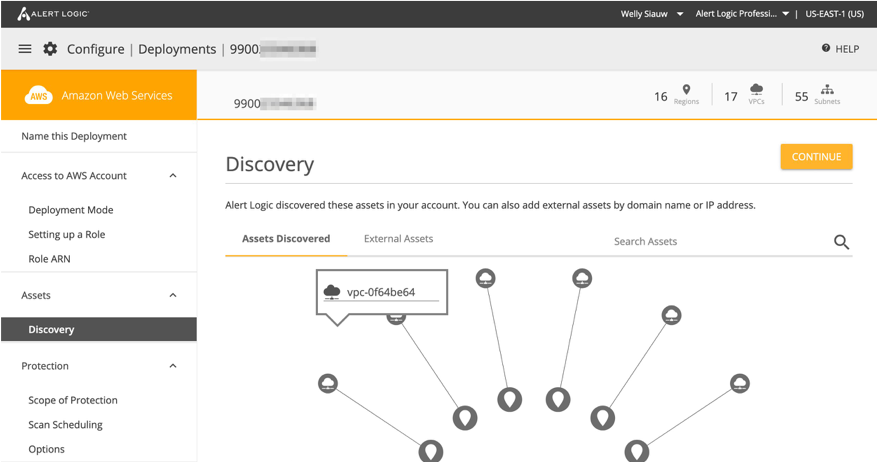 Alert Logic MDR Deployment Scope