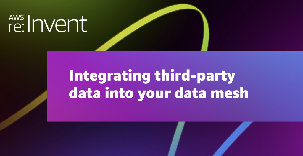 Integrating third-party data into your data mesh