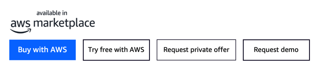 Figure 2 - Buy with AWS calls-to-action buttons