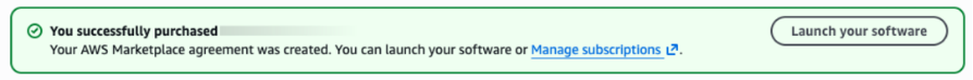 You successfully purchased a product