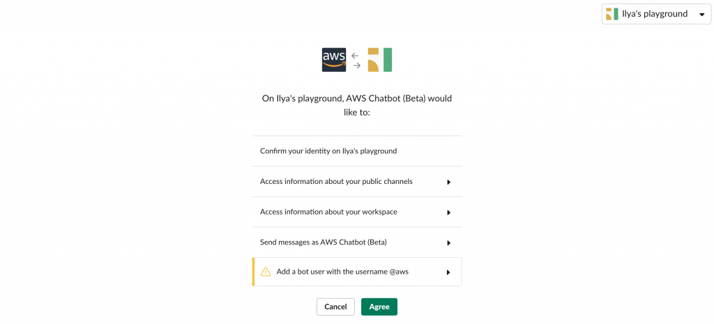 aws slack chatbot