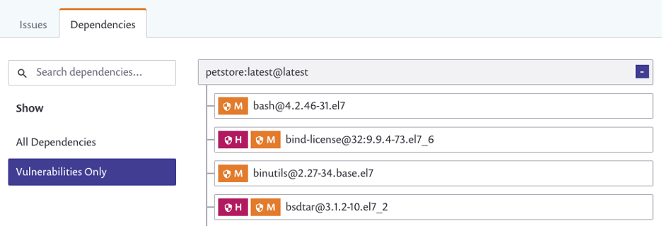 dependency vulnerabilities