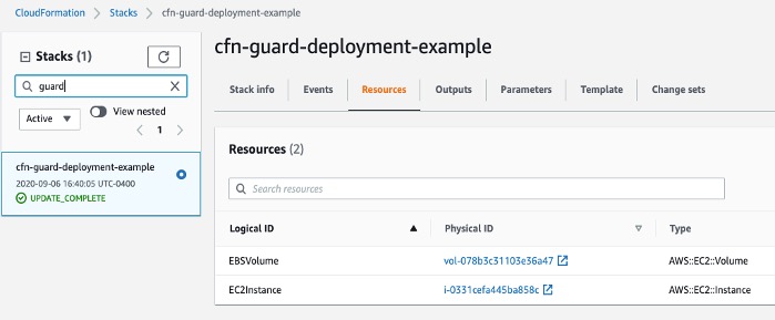 CloudFormation Deployed