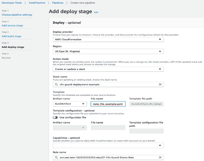 CodePipeline - Deploy Stage