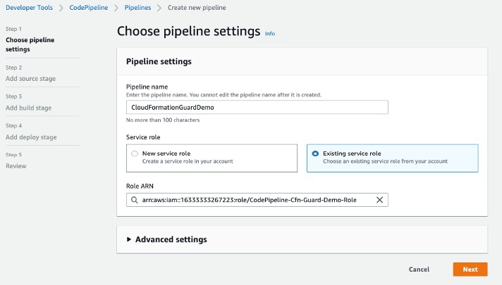 CodePipeline Setup