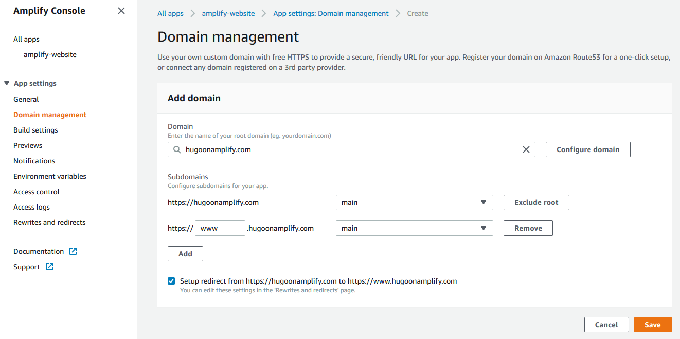 domain management