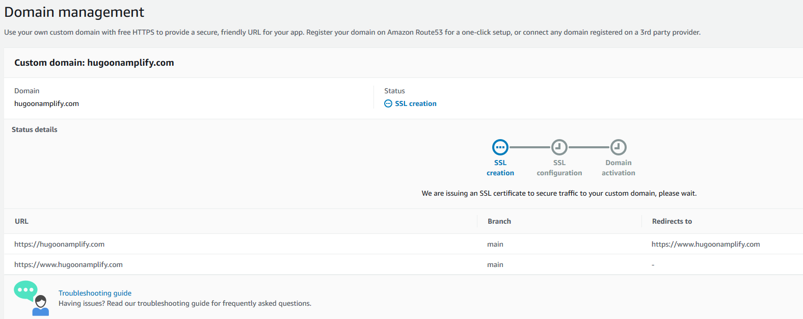 ssl domain management