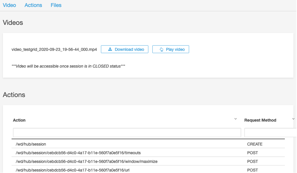 Figure 10: Viewing AWS Device Farm project run details 