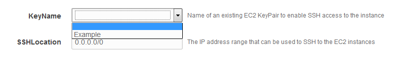 CloudFormation - EC2 Key Pair Parameters with Parameter Types