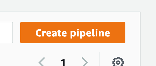 Figure 9. Screenshot: Create pipeline button.